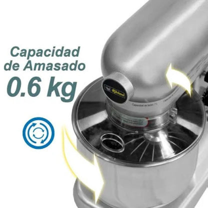 Batidora Industrial Planetaria 20 litros plateada BATI-20