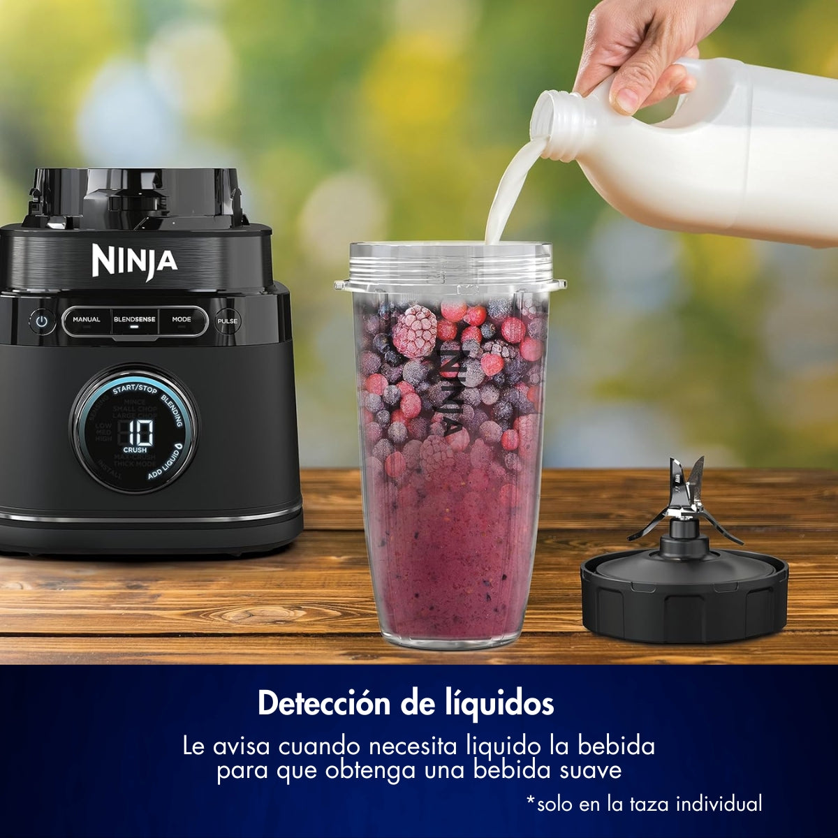 Licuadora Y Procesador Ninja Detect Kitchen TB401 Negro