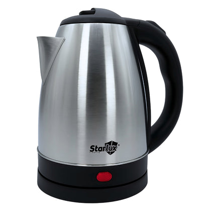 Jarra eléctrica Starlux 2L 1000w, apagado automático, acero inoxidable SL-24165