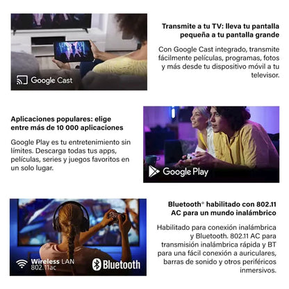 Pantalla Philips 75" Google TV 4K Ultra HD 75PUL7552