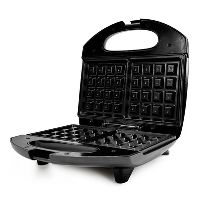 Wafflera Sonifer USF-86188 750W, platos intercambiables y superficie antiadherente
