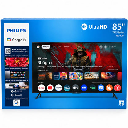 Pantalla Philips 85" Google TV 4K UHD HDR DOLBY AUDIO 85PUL7555