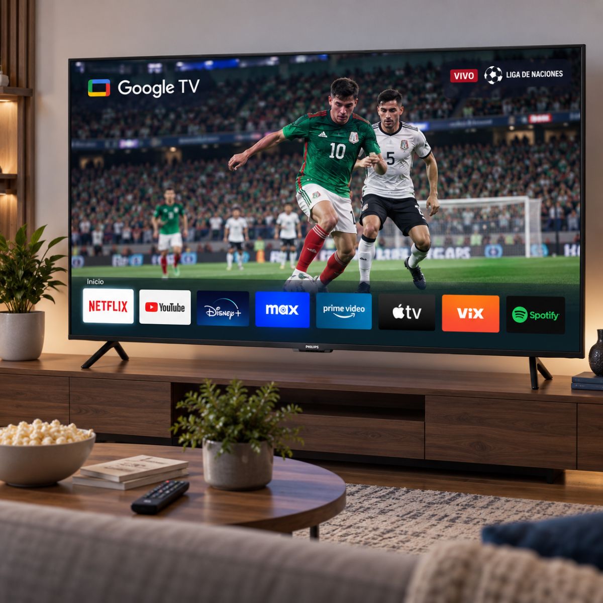 Pantalla Philips 85" Google TV 4K UHD HDR DOLBY AUDIO 85PUL7555