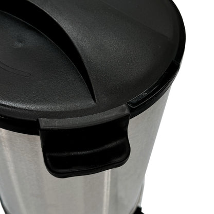 Cafetera percoladora eléctrica Starlux 8L acero inoxidable 1500W control de temperatura, apagado automático, protección de sobre calentamiento SL-24008-B3