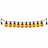 Guirnalda Calabaza Con Sombrero, 10 focos led, 5 metros, interior y exterior, modelo AP104