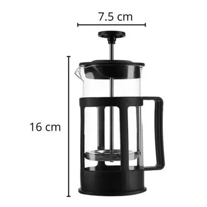 Duo de Cafetera Prensa Francesa 350ml De Acero Inoxidable 2 Piezas C-038