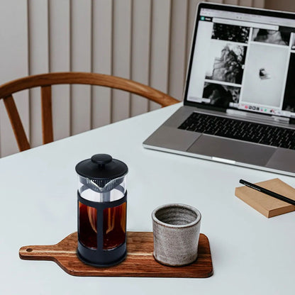 Duo de Cafetera Prensa Francesa 350ml De Acero Inoxidable 2 Piezas C-038