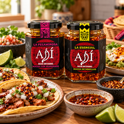 Salsa Macha La esencial Macha de semillas Ají Salsa Artesanal