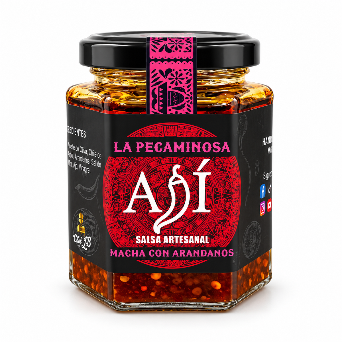 Salsa Macha La Pecaminosa Macha de arándonos Ají Salsa Artesanal