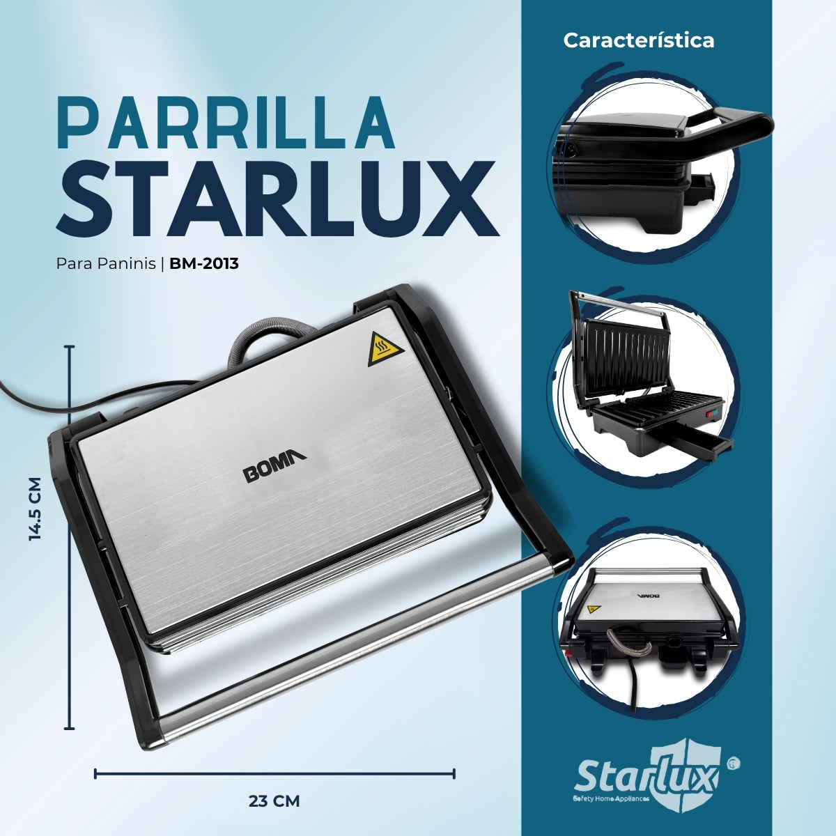 #ComboMar Computadora De Escritorio Dell Optiplex 3000 8GB RAM y Parrilla Boma para paninis BM-2013