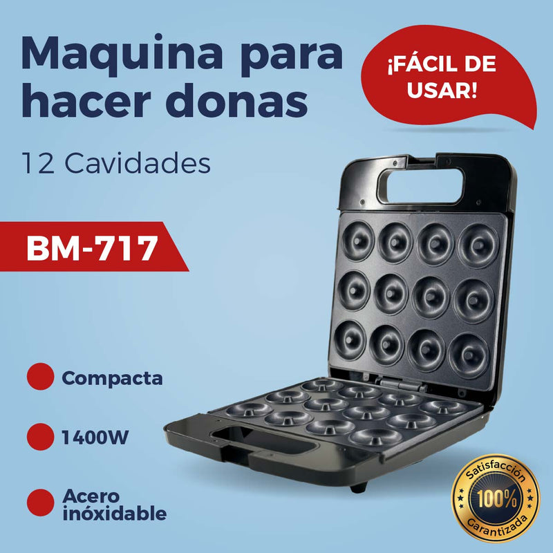 Maquina para Hacer Donas Boma BM-717