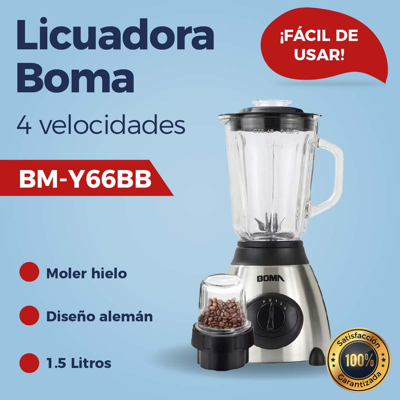 Licuadora 4 Velocidades Boma BM-Y66BB Litros