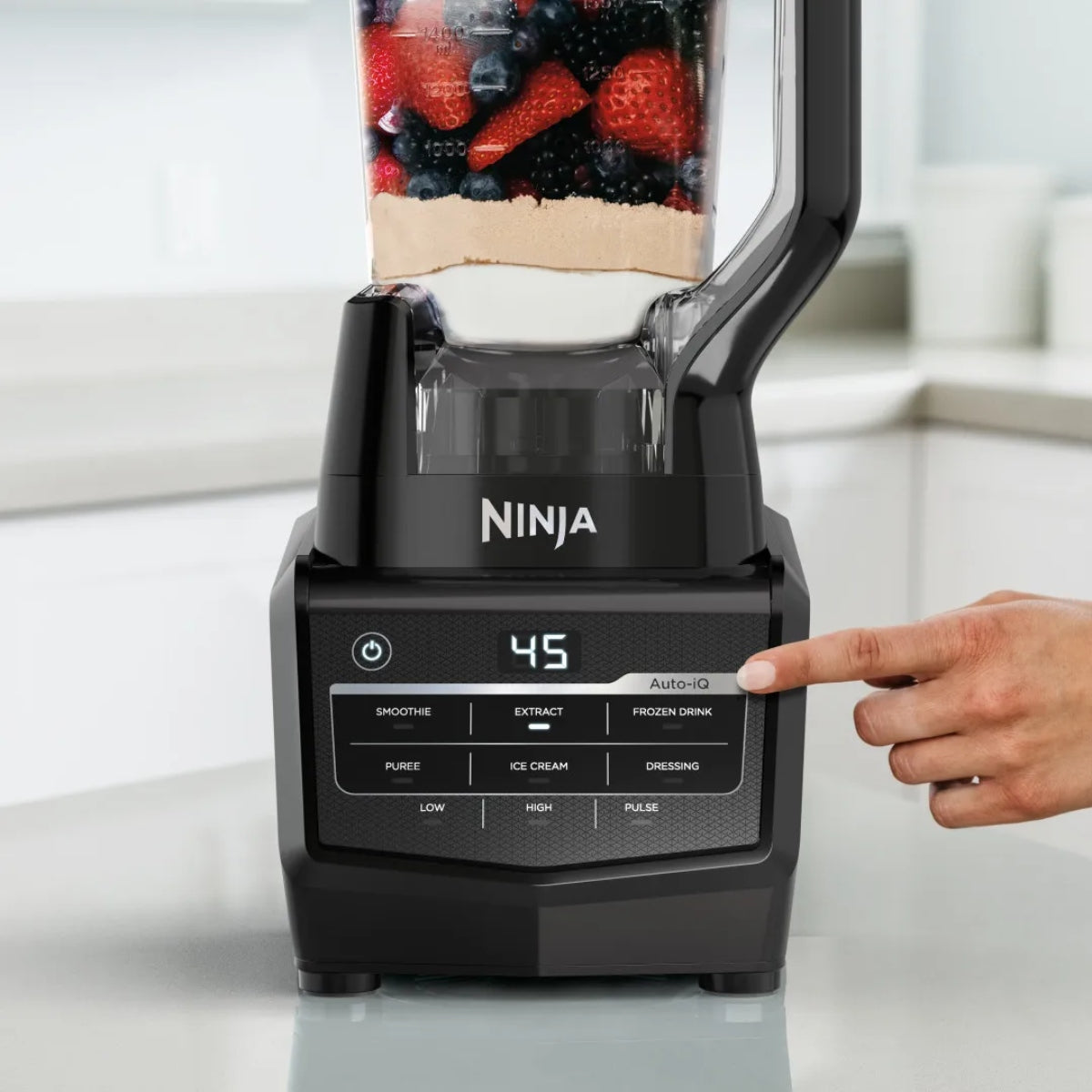 Licuadora Ninja pro extractor blades procesador de alimentos 120 v 60 hz 1100 watts jarra de 72oz y vaso de2 0oz BN642