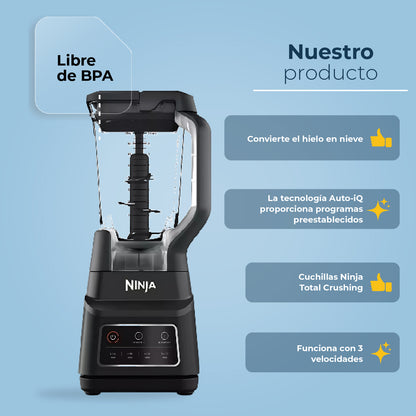 Licuadora Profesional Ninja BN700 1200 Watts Auto-iQ