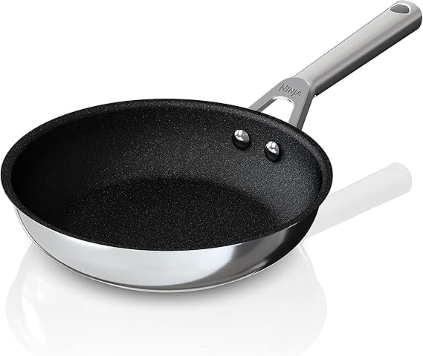 Set de 2 sartenes Ninja 8" Apto para horno de 500°F, apto para lavavajillas, libre de PFOA, cadmio y sin plomo, estufa e inducción C60020