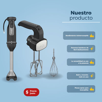 Licuadora de Inmersión Ninja CI100 Foodi Power Mixer System