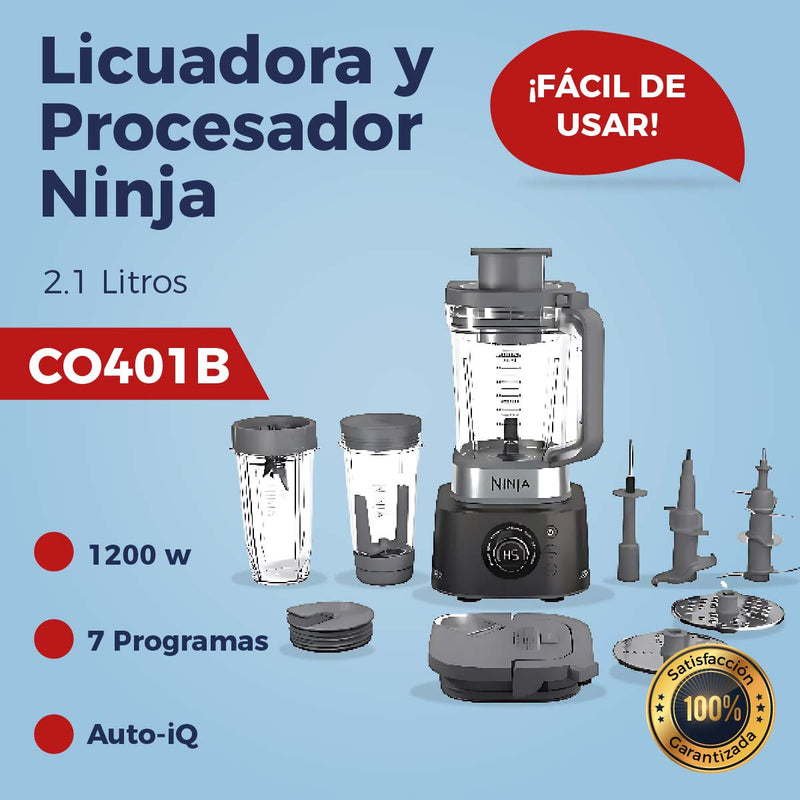 Licuadora y Procesador Ninja CO401