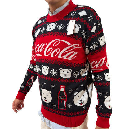Suéter navideño Ugly Sweater Refresco Coca Cola Unisex