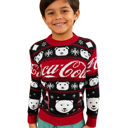 Suéter Navideño tipo Ugly Sweater de cuello redondo Unisex