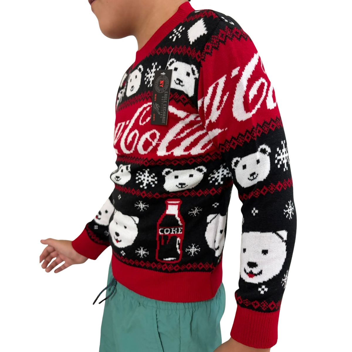 Suéter Navideño tipo Ugly Sweater de cuello redondo Unisex