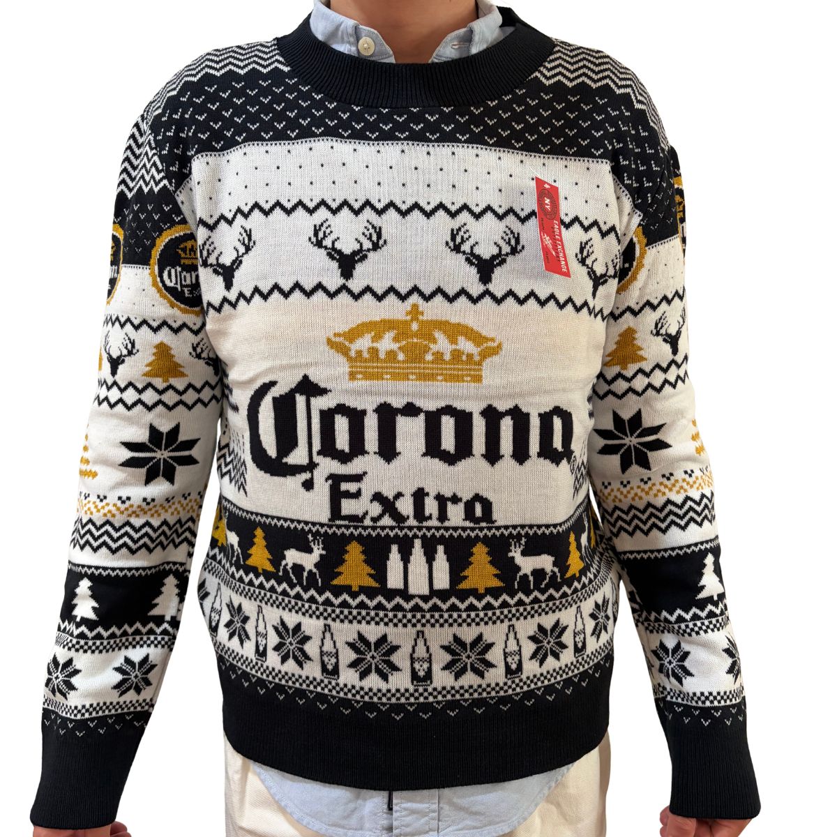 Suéter navideño Ugly Sweater Corona Extra Unisex