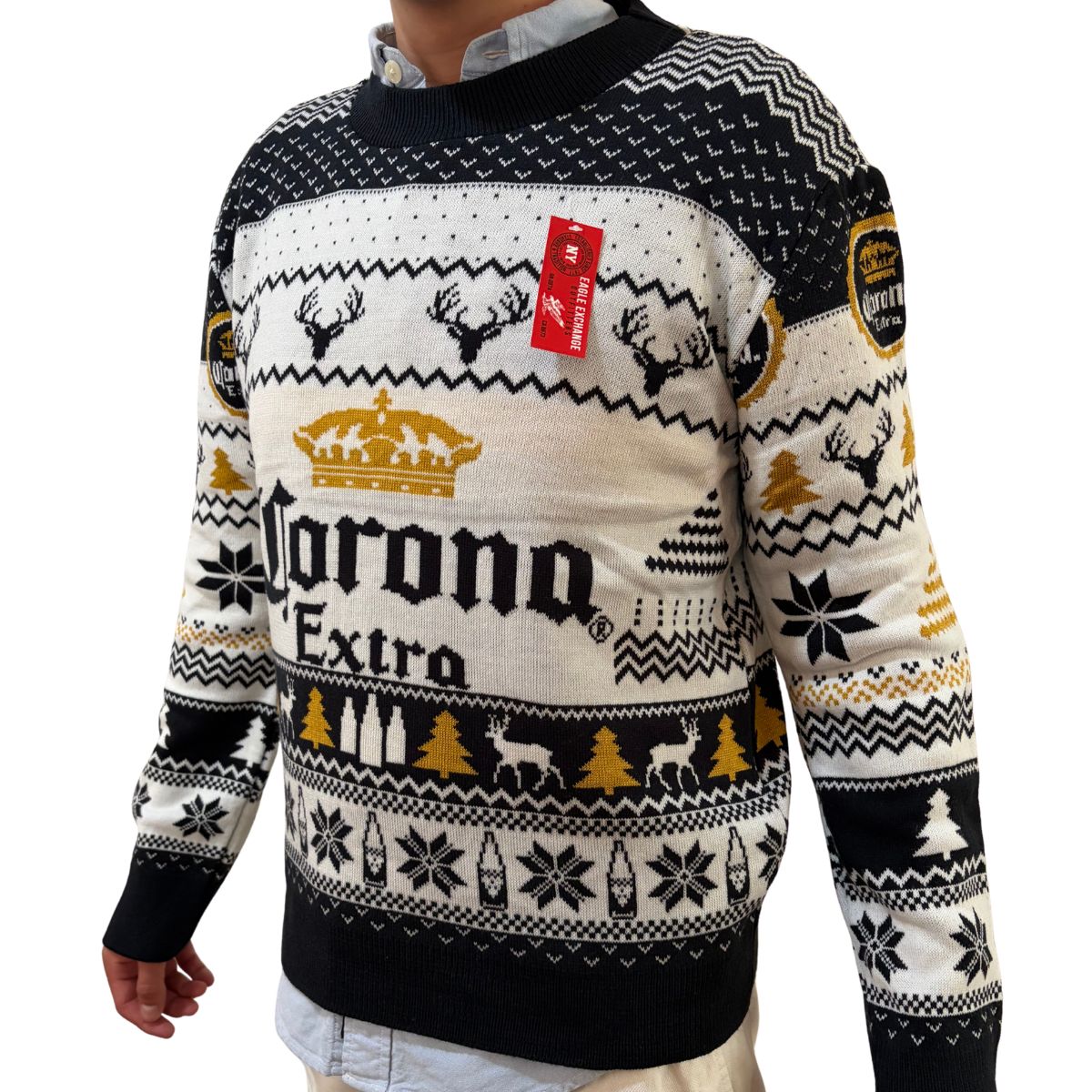 Suéter navideño Ugly Sweater Corona Extra Unisex