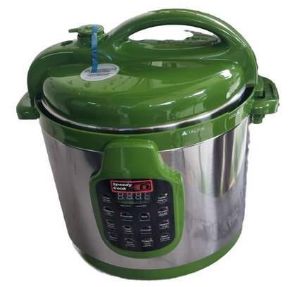 Olla de Presión Speedy Cook Multifuncional 6 en 1 5.7 Litros Verde