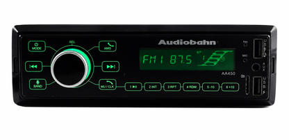 Autoestereo Audiobahn Bluetooth Usb Sd Touch Am/fm Aux AA450