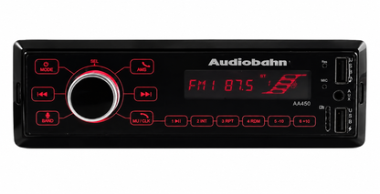 Autoestereo Audiobahn Bluetooth Usb Sd Touch Am/fm Aux AA450