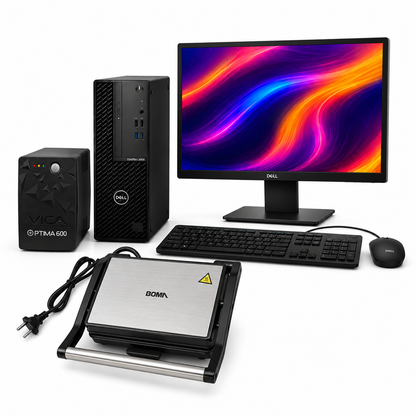 #ComboMar Computadora De Escritorio Dell Optiplex 3000 8GB RAM y Parrilla Boma para paninis BM-2013