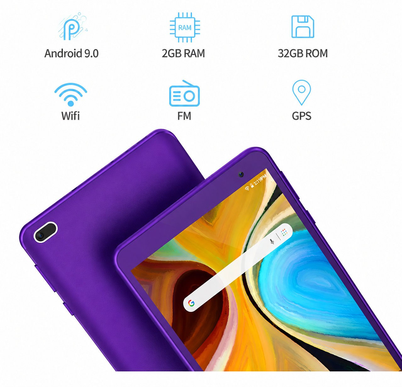 Tablet 7 Pulgadas Matrix S7 Android Morado