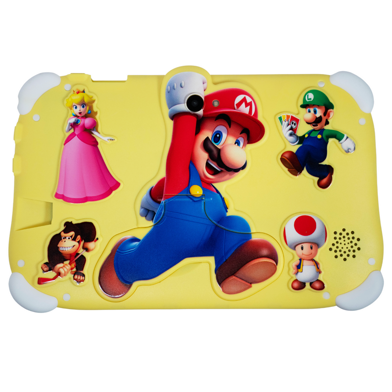 Tablet 7 Pulgadas LoQuiero Mario Bros HD Android 32 GB - 2 GB RAM Amarilla