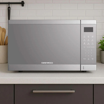 Horno de microondas 31 L, 120v, control táctil, plateado, Daewoo DMM-1120WS