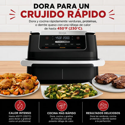 Freidora De Aire Ninja Flex 6 En 1 De 6.6 L, Foodi | Dz071