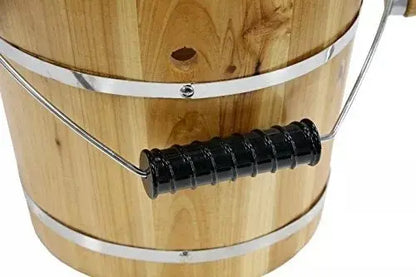 Maquina para Hacer Helados Elite Gourmet EIM502 Cubeta de Madera