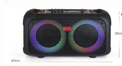Bocina Portatil Fol FS-L126 Bluethooth Microfono y Control Remoto