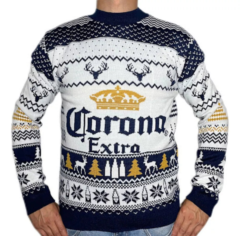 Sueter Navideño Cervezas Corona  Ugly Sweater Unitalla