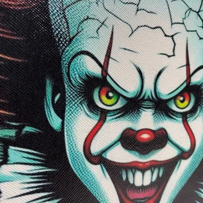 Mochila De Pennywise Payaso Eso It | 2 En 1 Bolsa Y Bolsa Mochila En Forma De Ataúd Hecha En México | Con Monedero De Regalo Y Correa Ajustable