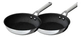 Set de 2 sartenes Ninja 8" Apto para horno de 500°F, apto para lavavajillas, libre de PFOA, cadmio y sin plomo, estufa e inducción C60020