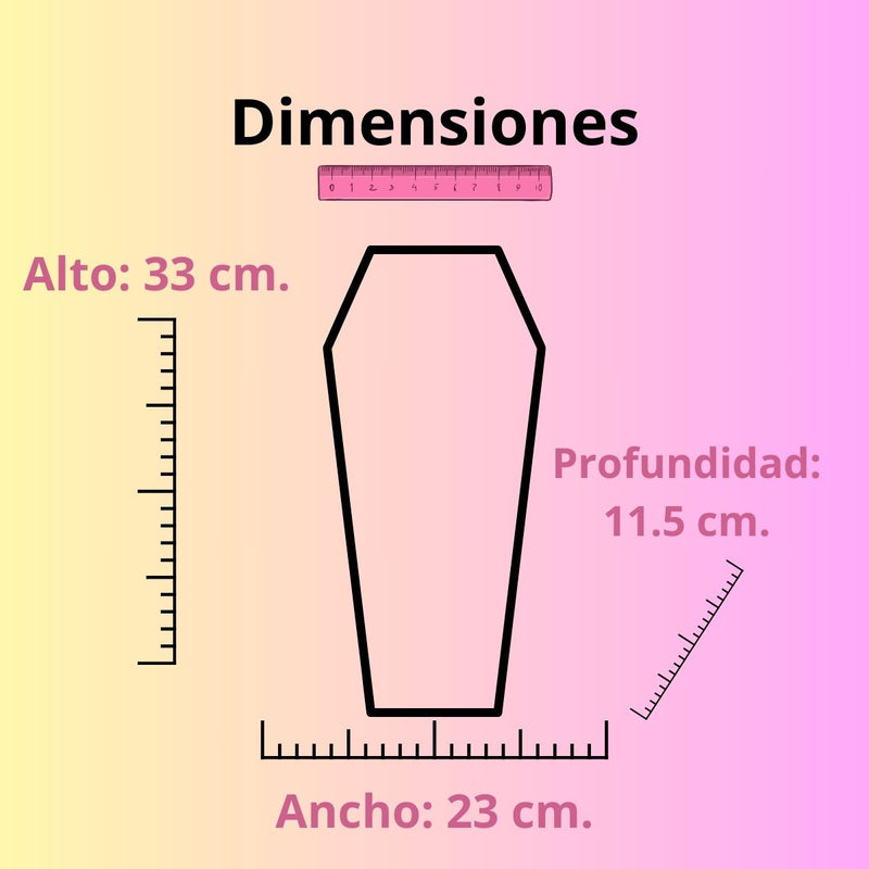 Bolsa Mochila De Emily Del Cadáver De La Novia En Forma De Ataúd, Hecha En México, Tacto Piel, Durabilidad Y Resistencia.