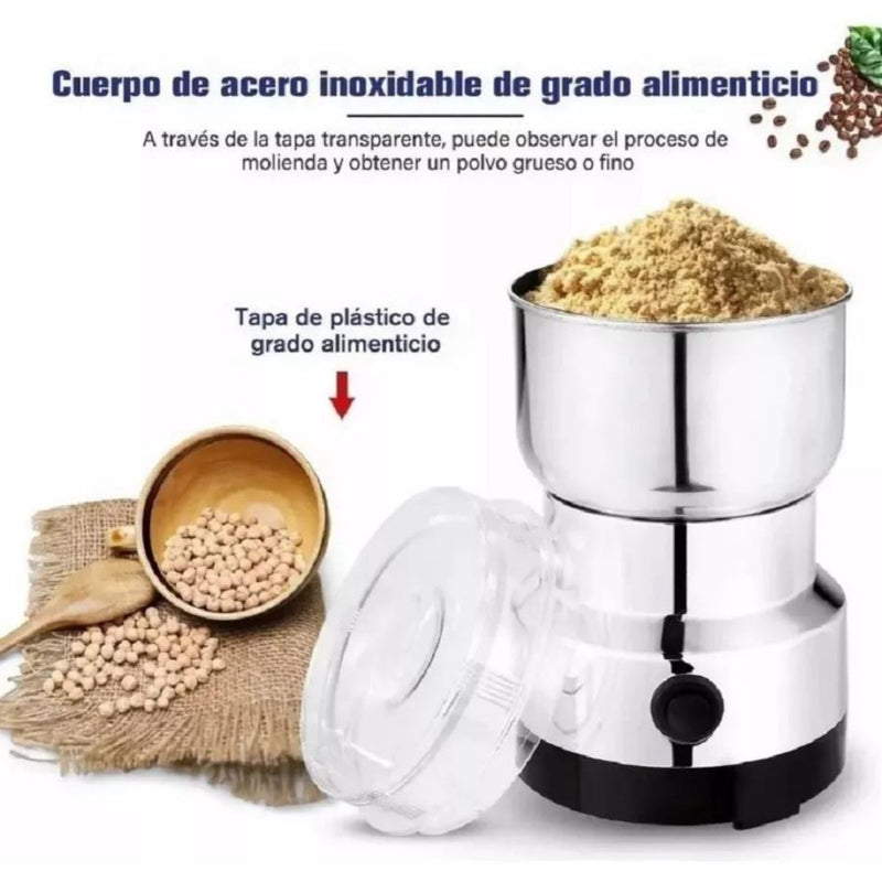 Molino multifuncional de 300ml para granos de café, especias y frutos secos, BOMA BM-661