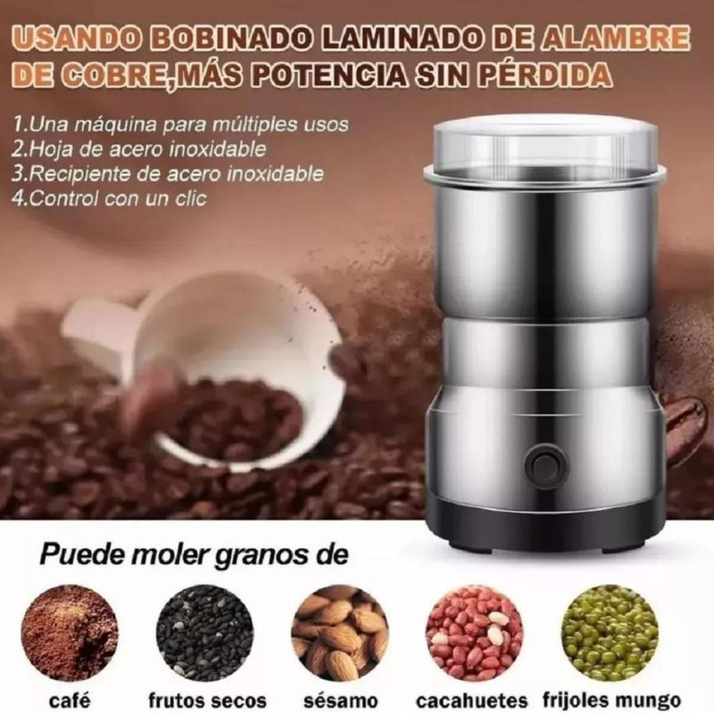 Molino multifuncional de 300ml para granos de café, especias y frutos secos, BOMA BM-661