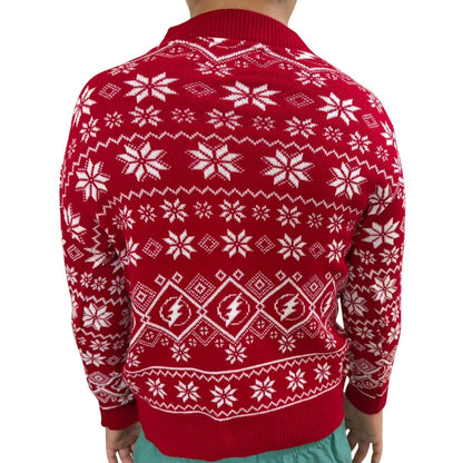 Suéter navideño tipo Ugly Sweater de Flash con cuello redondo Unisex