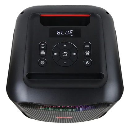 Bocina portátil BT FOL Pro 6.5" Karaoke TWS USB con micrófono FS-L1216M