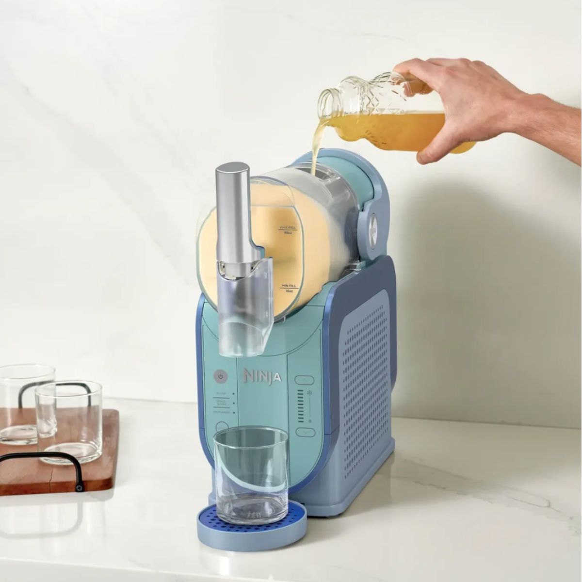 Máquina de Bebidas y Granizados Ninja Slushi FS300 AZUL