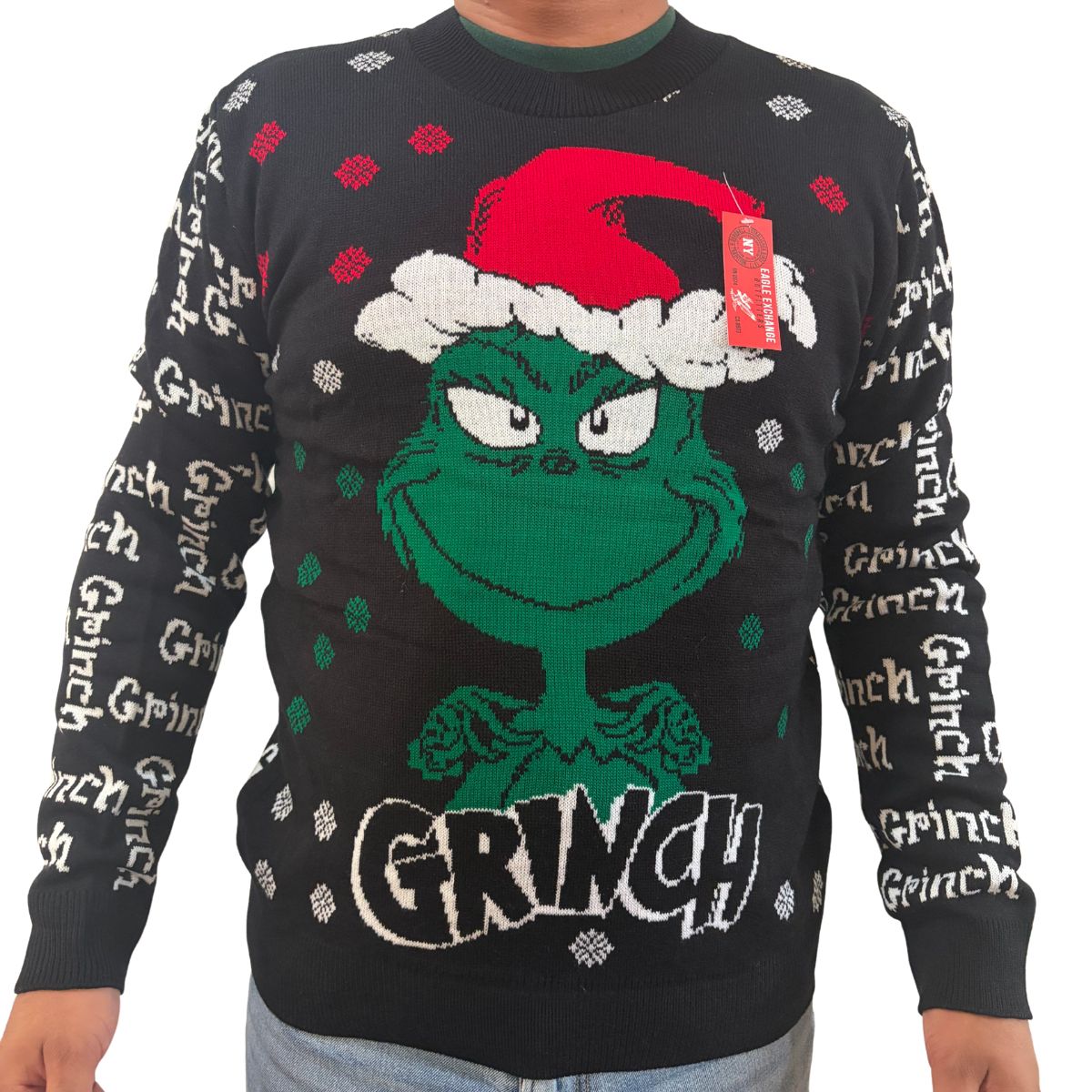 Sueter navideño Ugly Sweater El Grinch Unitalla Unisex