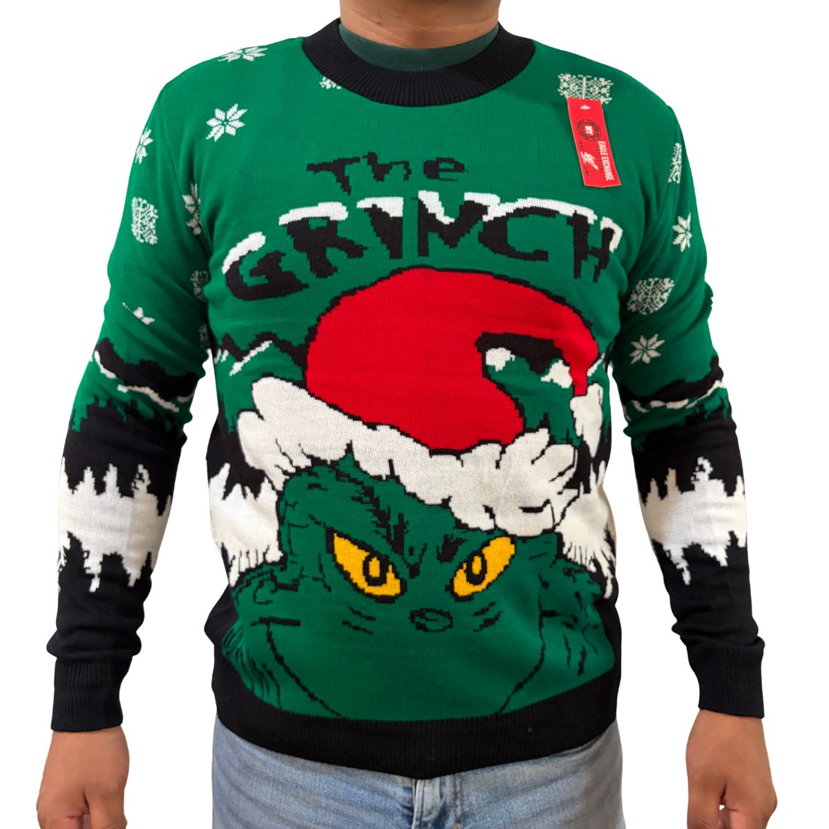 Sueter navideño Ugly Sweater El Grinch Unisex
