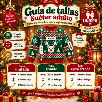 Suéter navideño Ugly Sweater Pikachu Pokemon Unisex