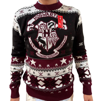 Suéter navideño Ugly Sweater Harry Potter Hogwarts Unisex