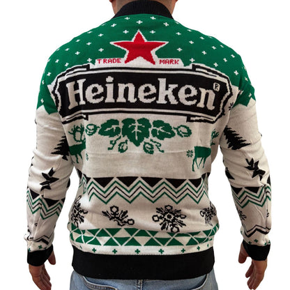 Sueter navideño Ugly Sweater Heineken Unisex